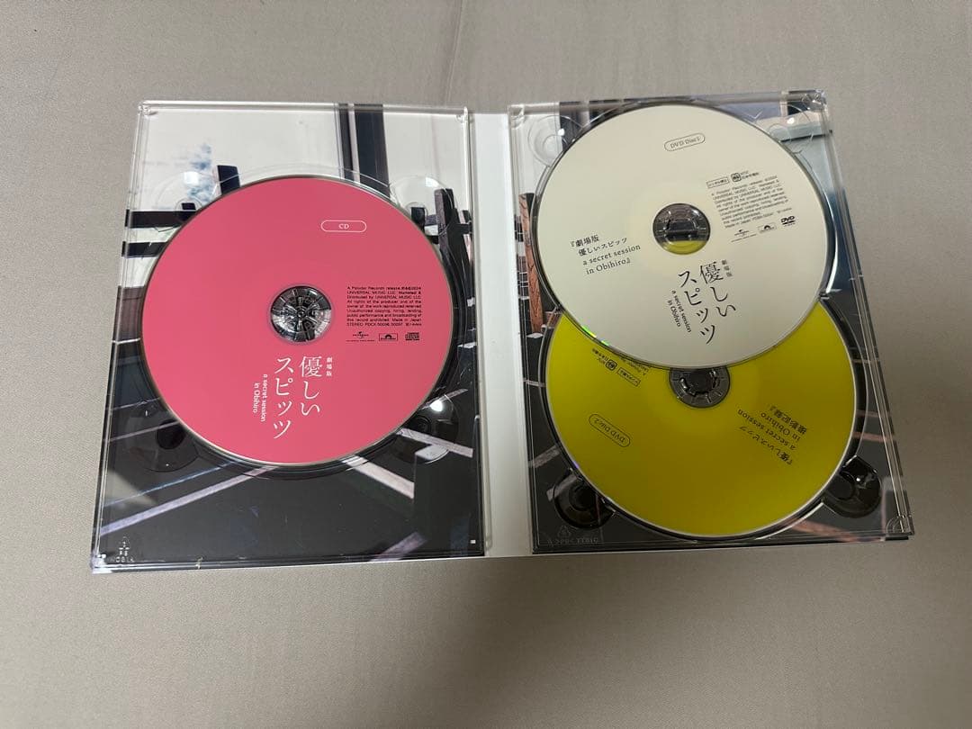 劇場版 優しいスピッツ a secret session DVD CD