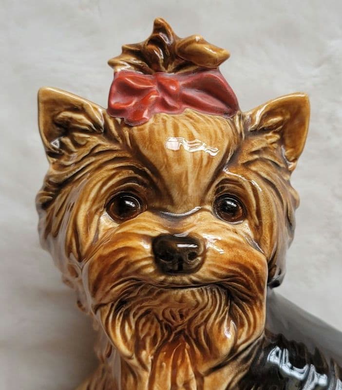 Gebel ゲーベル ドイツ製 置物 陶器 ヨークシャーテリア 犬