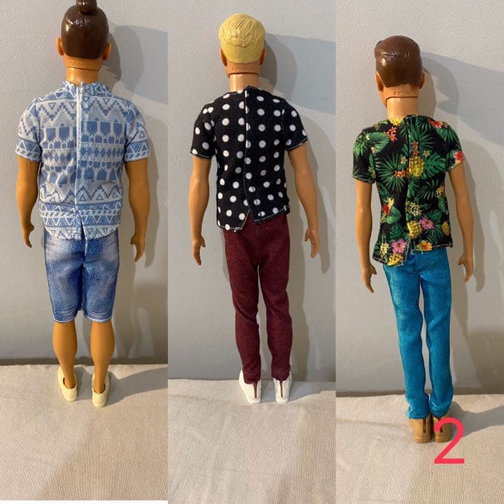 ファッショニスタ　バービー人形　ケン　3体セット　バービー