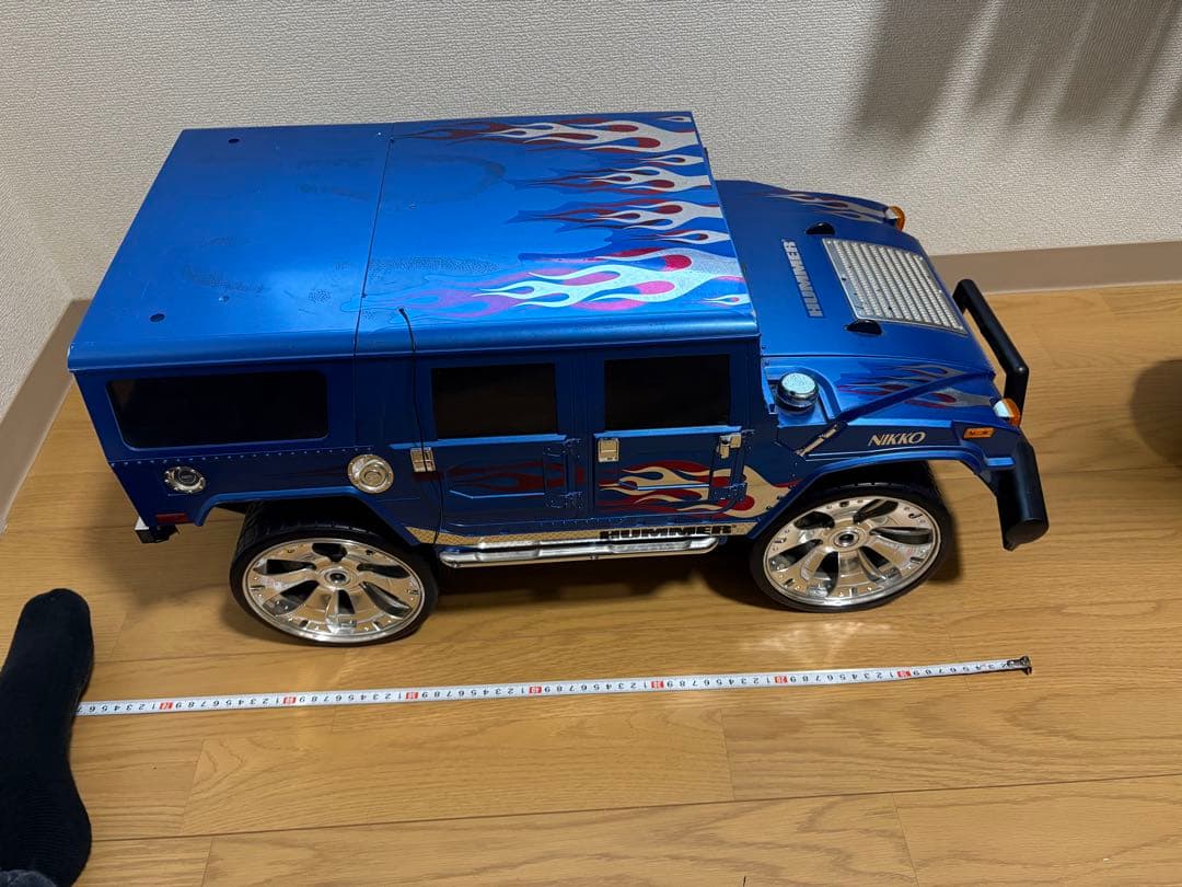 NIKKO HUMMER ラジコン 青　バッテリーリモコンなし