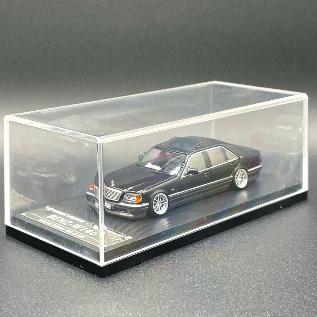 1/64 StreetWeapon ベンツ　W140 限定499個　ブラック