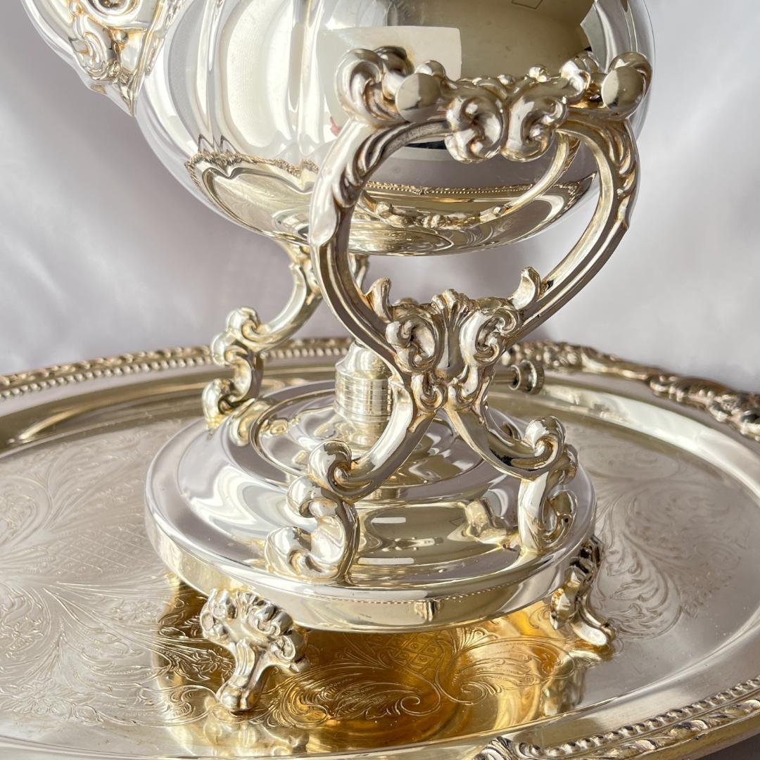 【Towle】 ビクトリアン ティーケトル スタンド / バナー