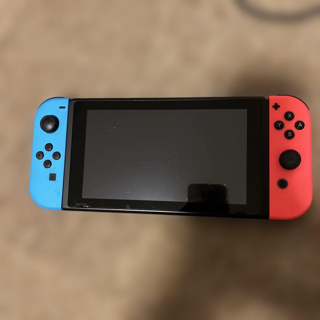 (ジャンク品)Nintendo Switch 本体 青と赤のJoy-Con