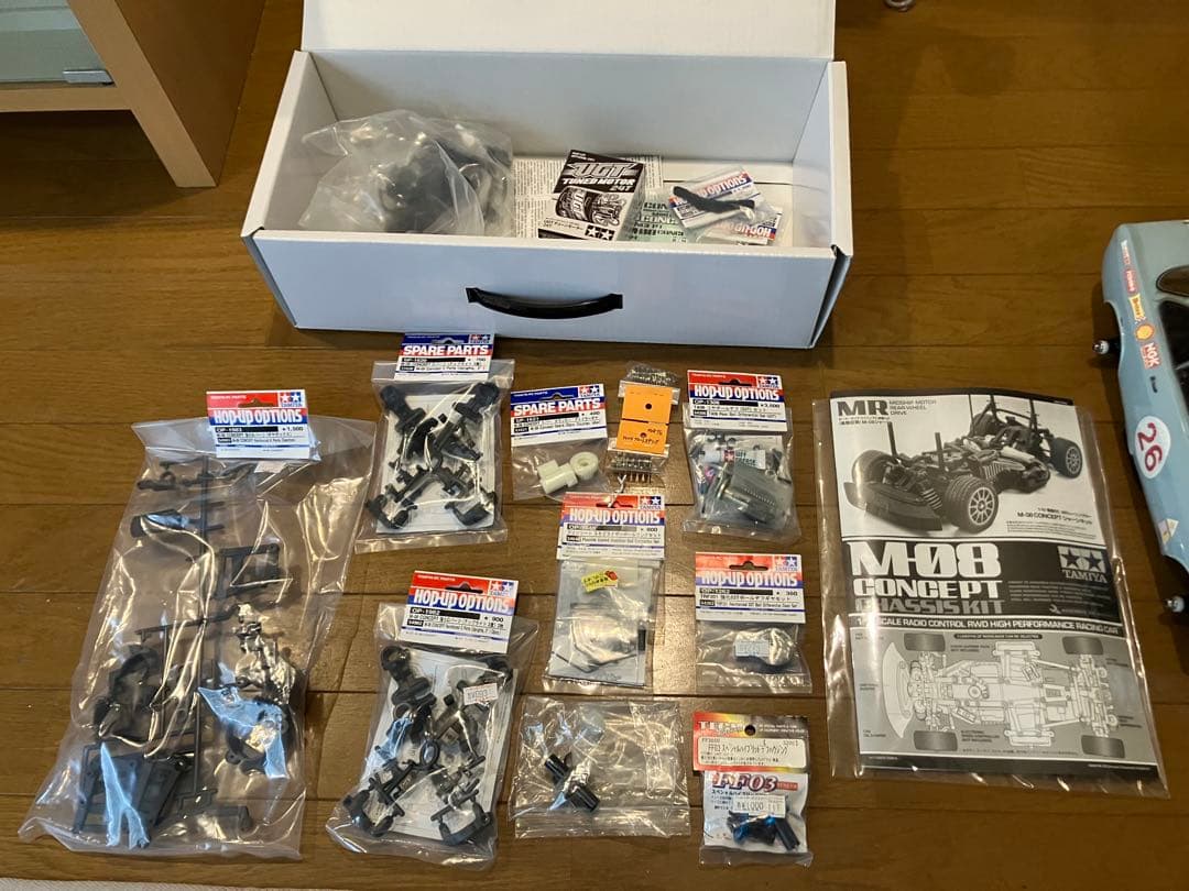 タミヤ　Ｍ08コンセプト　メカその他パーツ付き