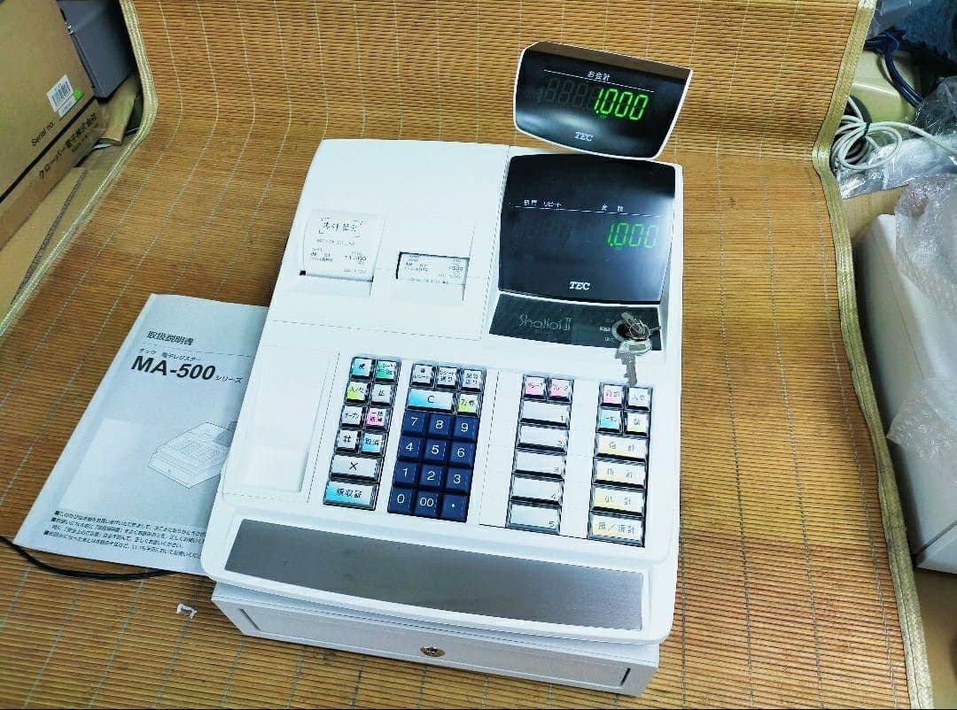 テックレジスター　MA-500　ツインプリンター　人気機種　006016