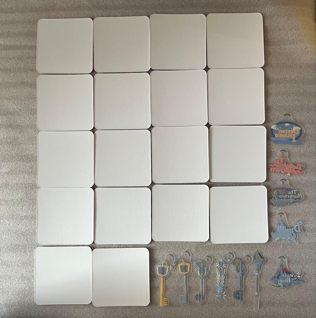 キングダムハーツ　20周年記念カフェ　特典コースター　フルコンプ+オマケ