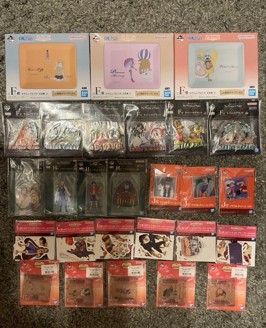 新品未開封 ワンピース 一番くじ The Throne of Power コンプ