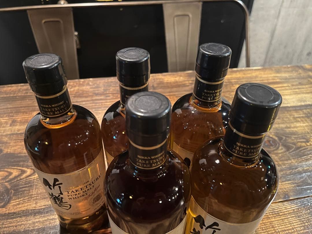 最安値　竹鶴　未開封　箱無し　5本セット