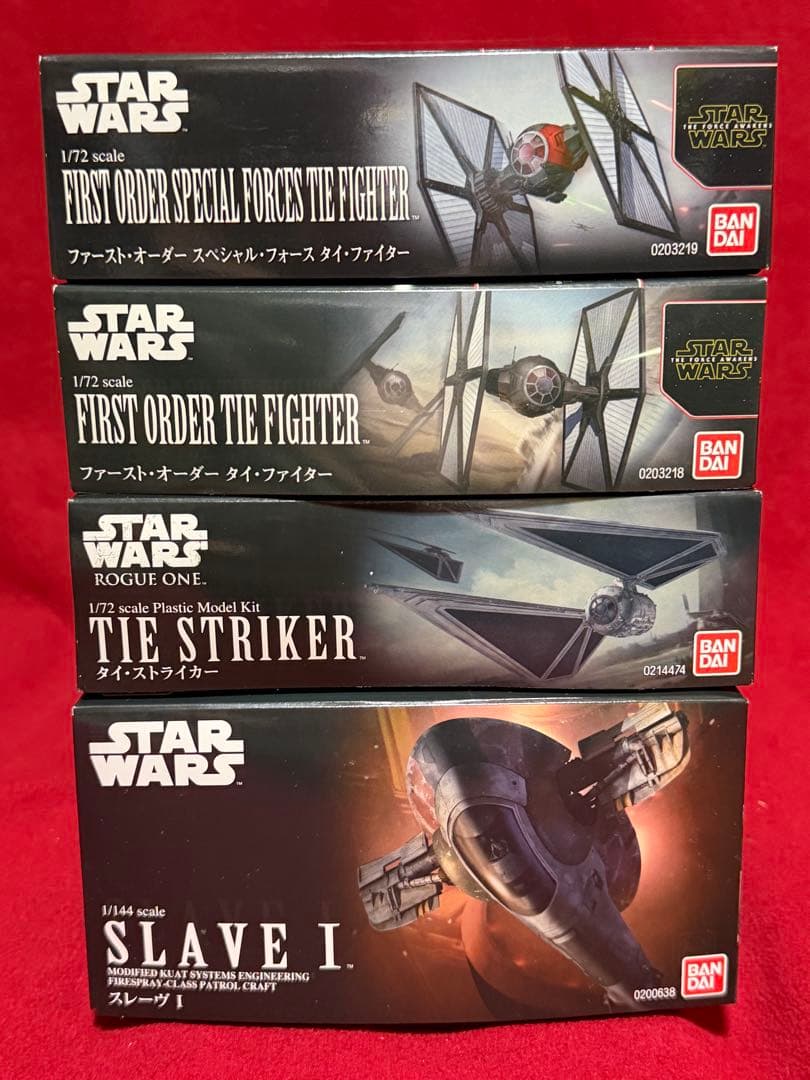 バンダイ スターウォーズ プラモデル 4点セット