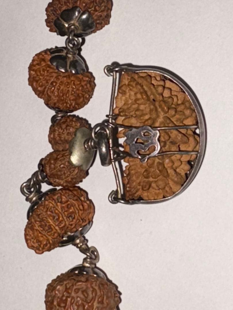 0*y様 アカルシャヤ・シッダ・マーラー（ルドラークシャ・チェーン）