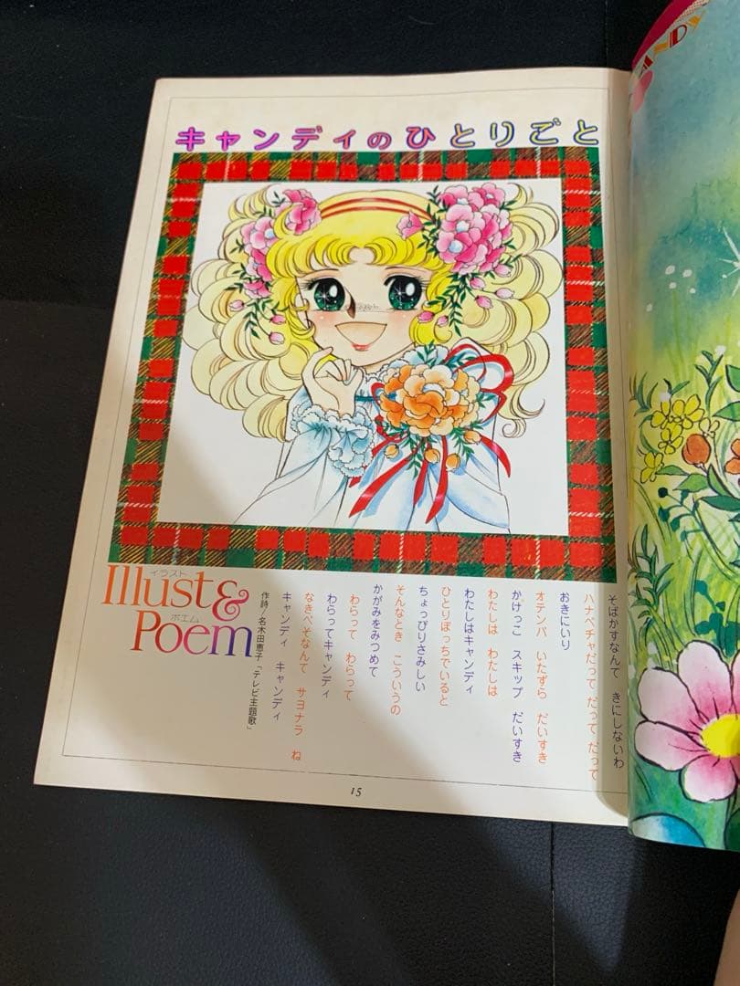 【絶版・完品】キャンディキャンディイラスト集　いがらしゆみこ　水木杏子