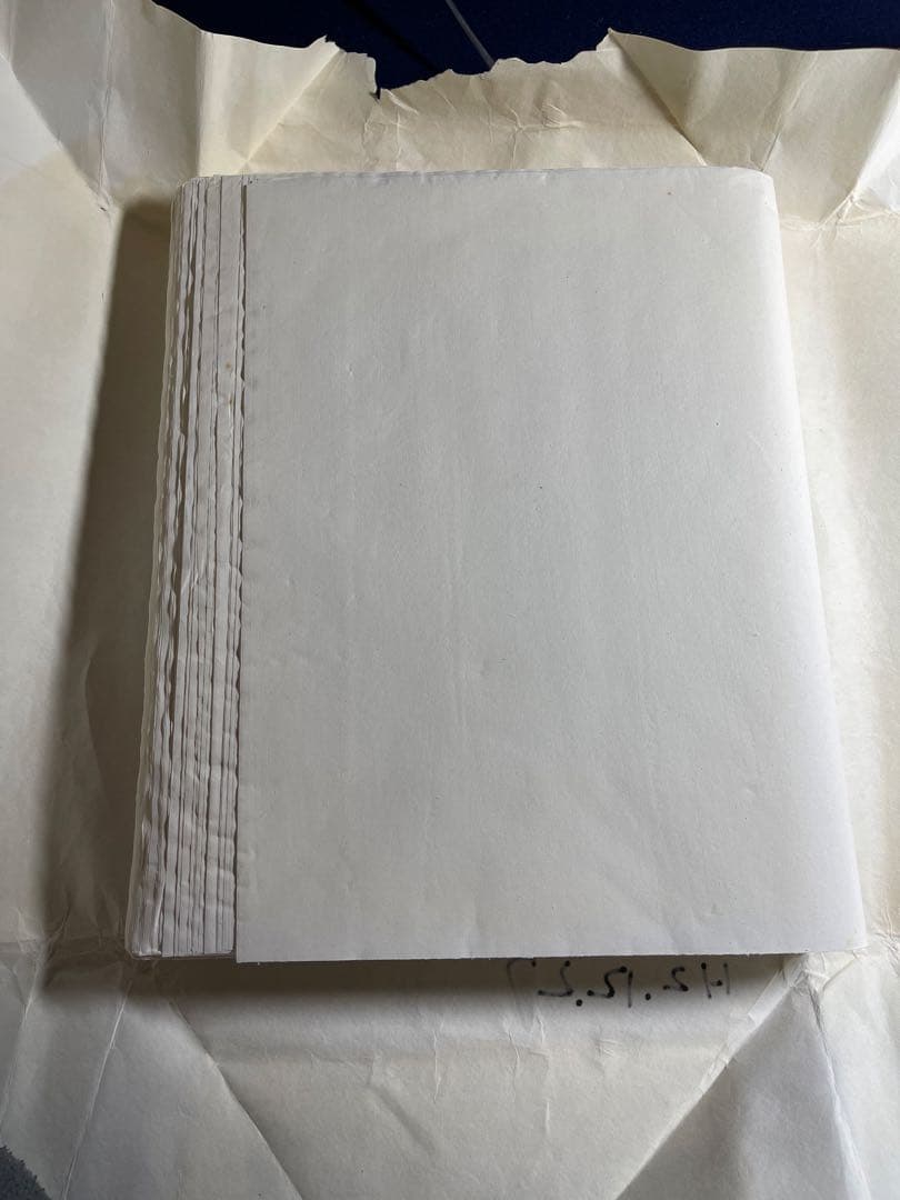 【墨研】高級書道紙◆「加茂川・静雅・無銘」半切3種◆未使用◆画仙紙 手漉き 条幅