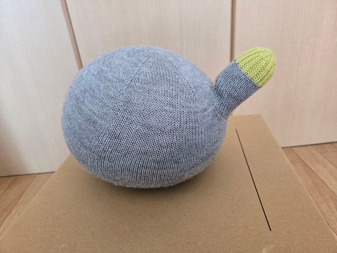 【ley】NICOBO グレー ぬいぐるみ 本体とチビニコボ