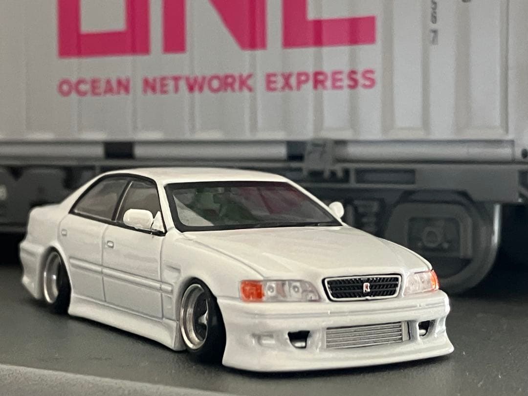トヨタ　チェイサー　改造　ミニカー　jzx100