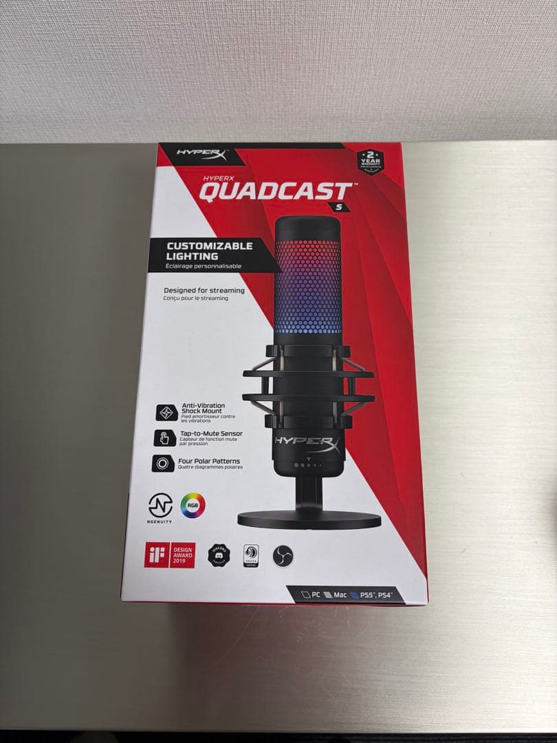 【QuadCast S】　【Wave Mic Arm LP】セット