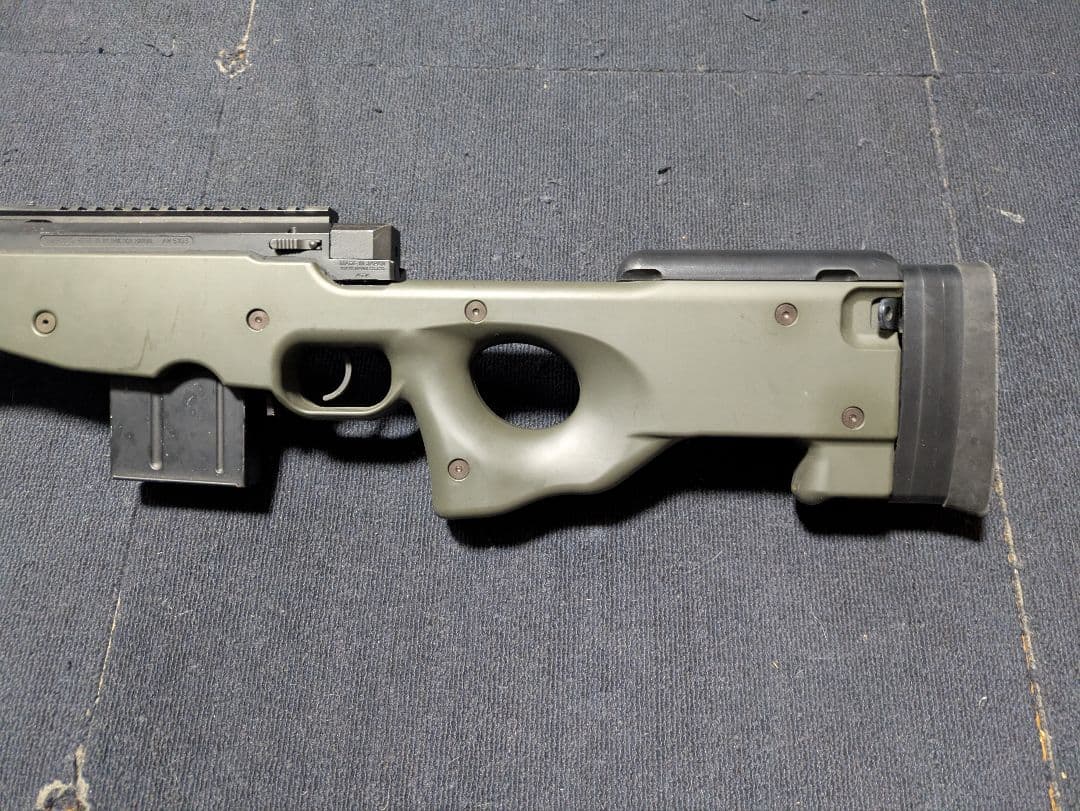 東京マルイ　L96 AWS　O.D.　サプレッサー　バイポッド付き