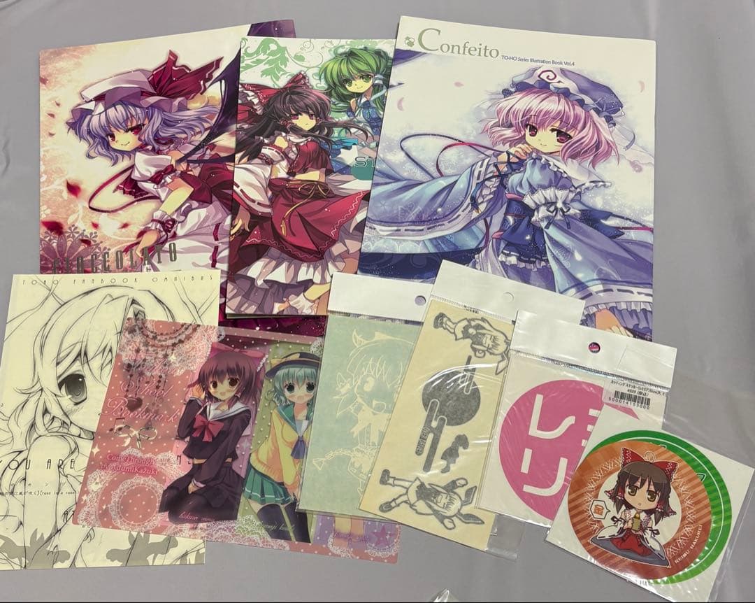 東方プロジェクト グッズ まとめ 紙物 下敷き ファイル 東方 project