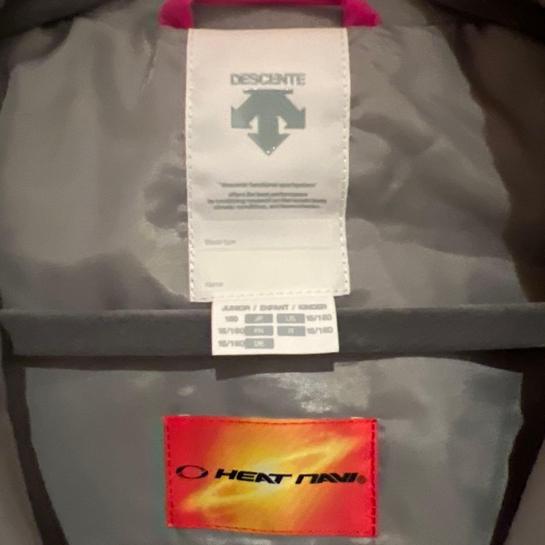 デサント ガールズ スキーウェア 1回使用 160cm 調節可