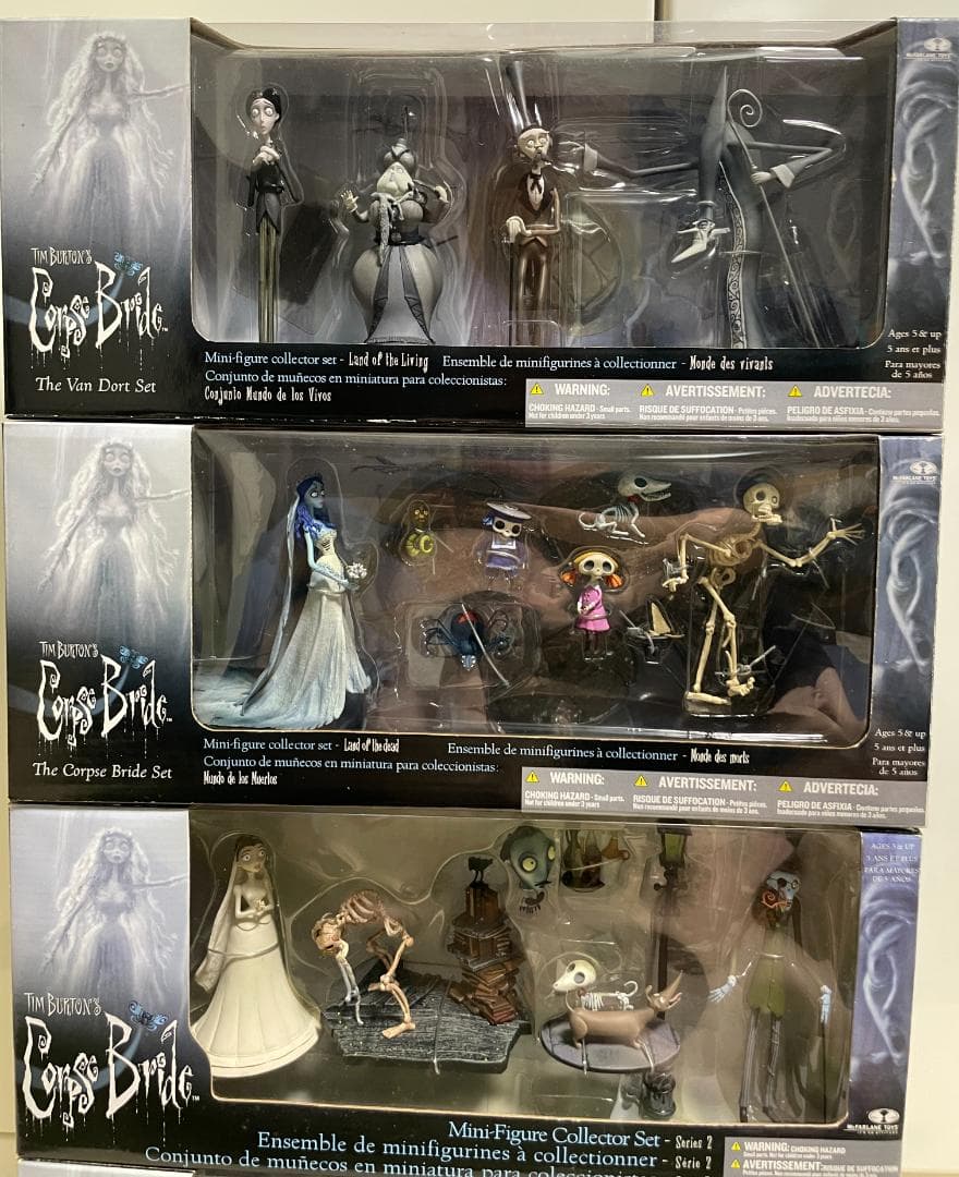 コープスブライド　ミニフィギュアコレクション　4種セット　未開封　ティムバートン