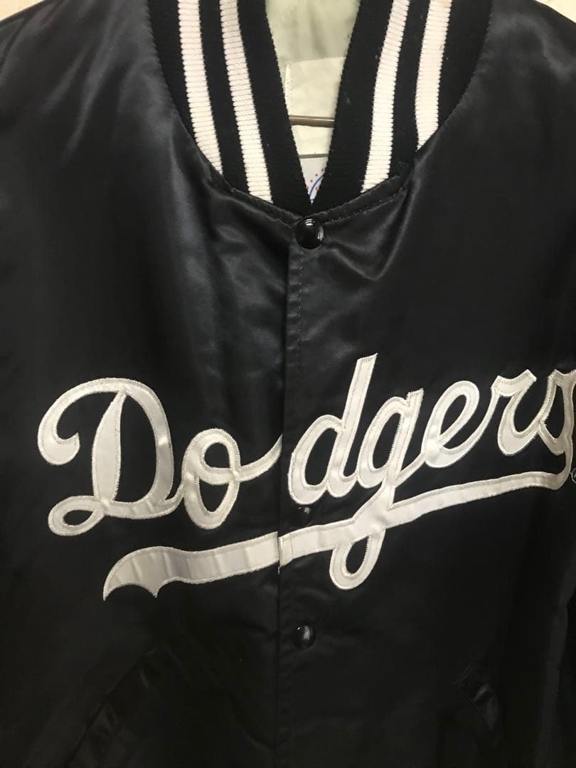 LA Dodgers スタジアムジャケット 黒　L ドジャース