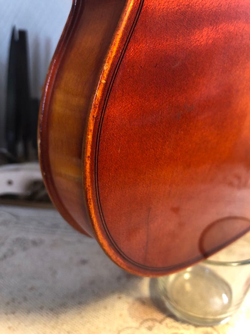 【駒&魂柱調整済】Suzuki分数バイオリンNo280 1/2 1977