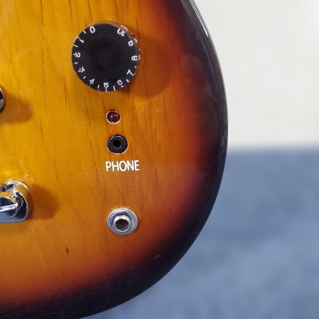 h443☆美品☆Barclay☆アンプ内蔵☆エレキギター☆ミニ☆カバー付き