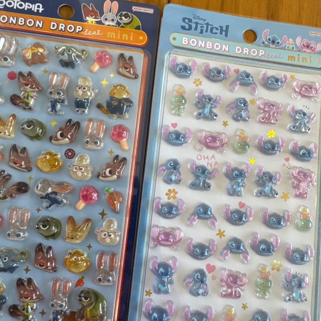 【正規品】ボンボンドロップシール　ディズニー　ミニ　コンプリート　ズートピア