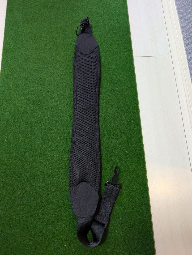 【美品】軽量 adidas キャディバッグ 黒/黄色　9型