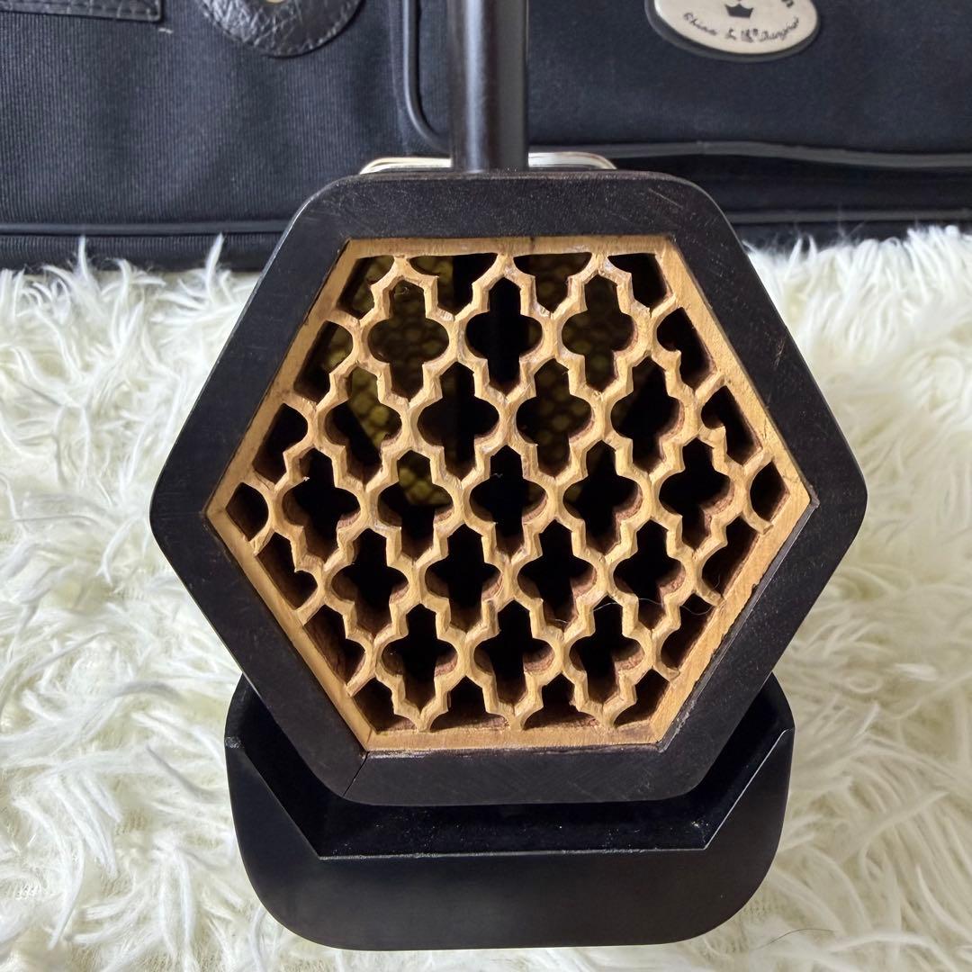 【極美品】二胡 DUNHUANG 敦煌 中国伝統楽器 ケース付き