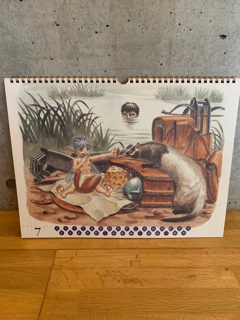 【貴重】三浦健太郎　ベルセルク　Berserk 1998 Calendar 美品