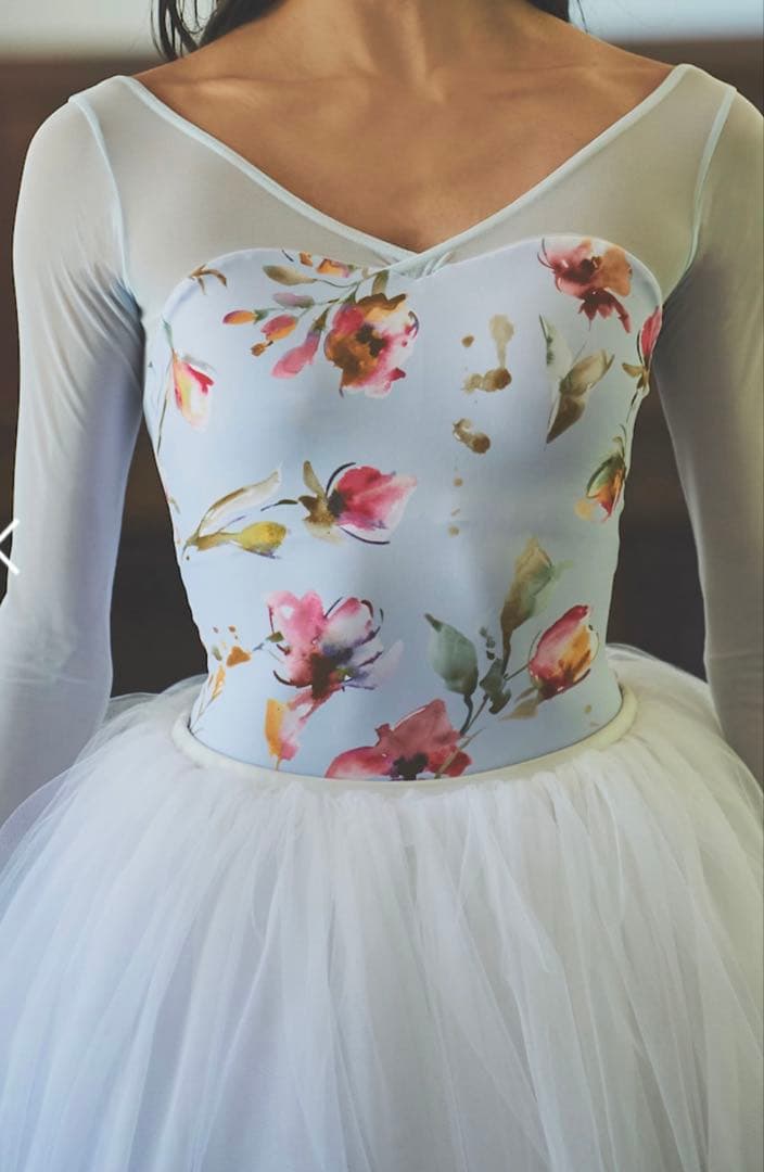 mick☺︎ 　stina レオタード ブルー　Sサイズ