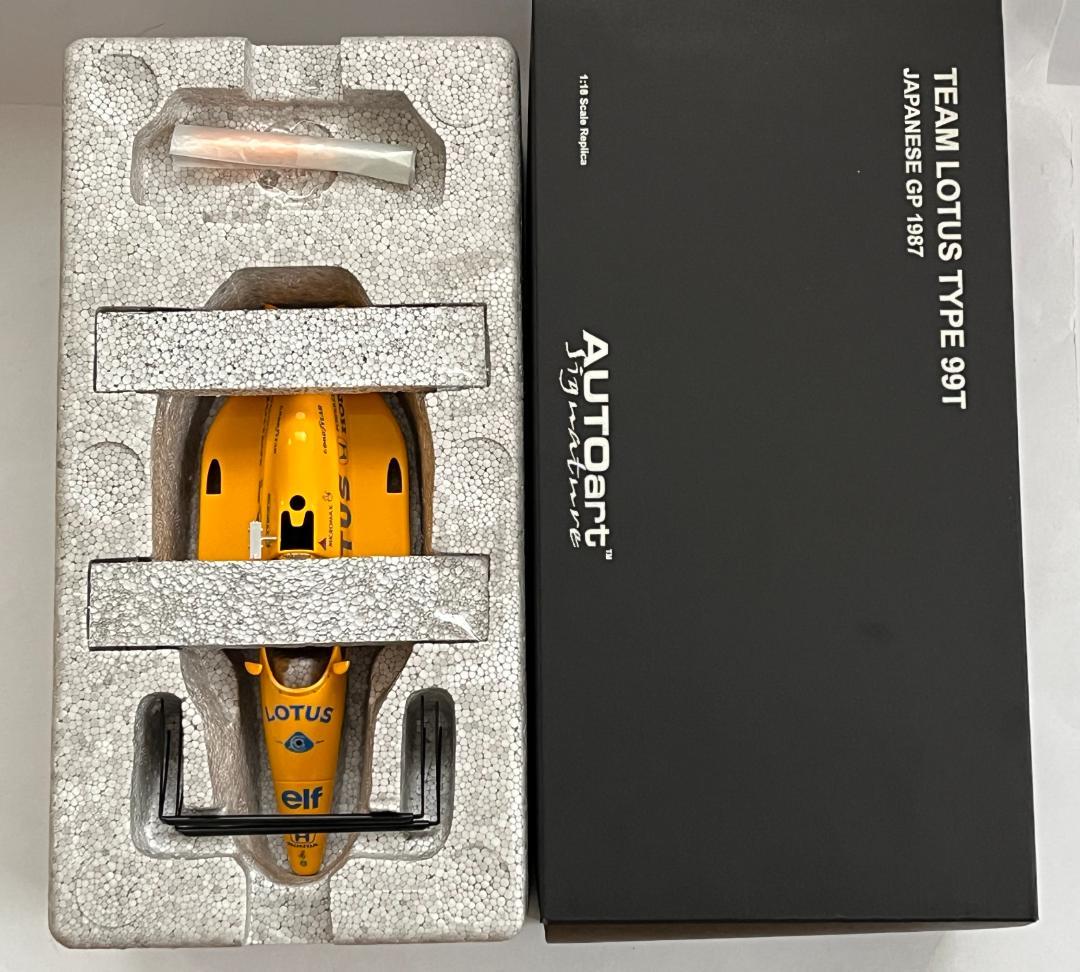 オートアート 1/18 ロータス 99T 中嶋悟 #11 箱付 88726 美品