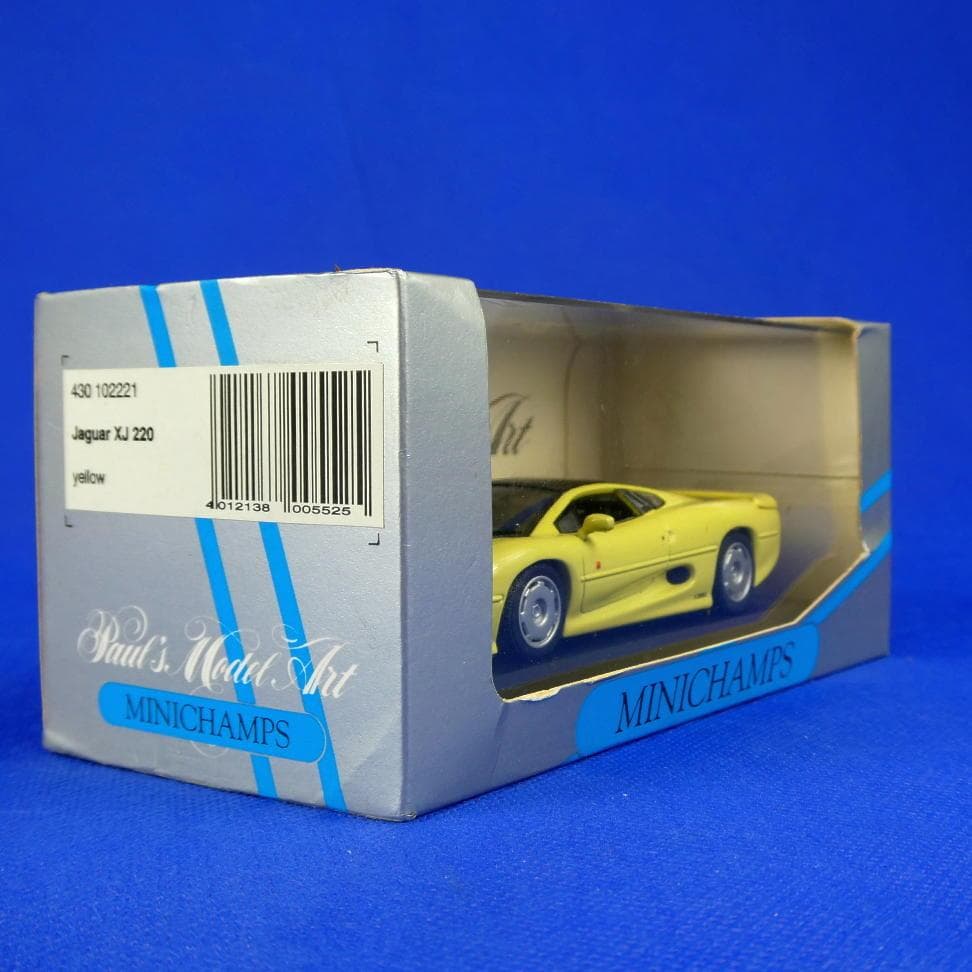 ジャガー★ＸＪ２２０★名前の由来は最高速度２２０マイルを目指した車★ミニカー