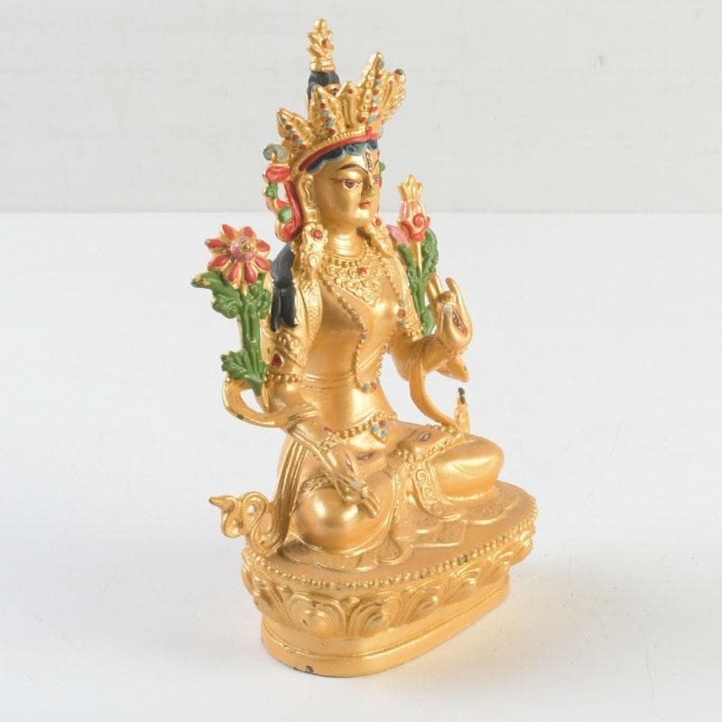 仏教美術　古銅鍍金　チベット仏　仏像　置物　V　9358