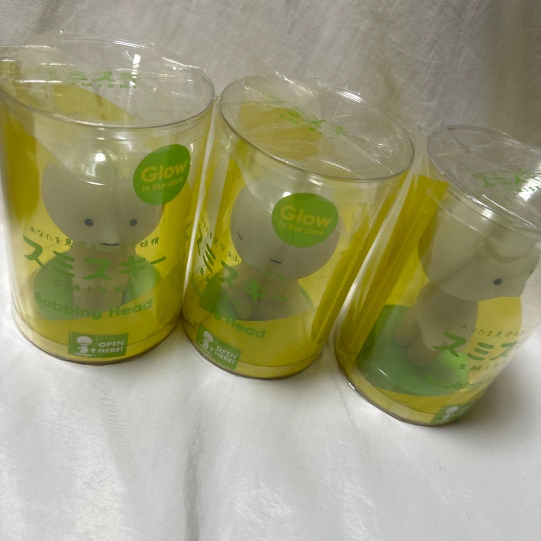 3種コンプ　スミスキー ボビングヘッド フィギュア セット 蓄光 暗闇光る