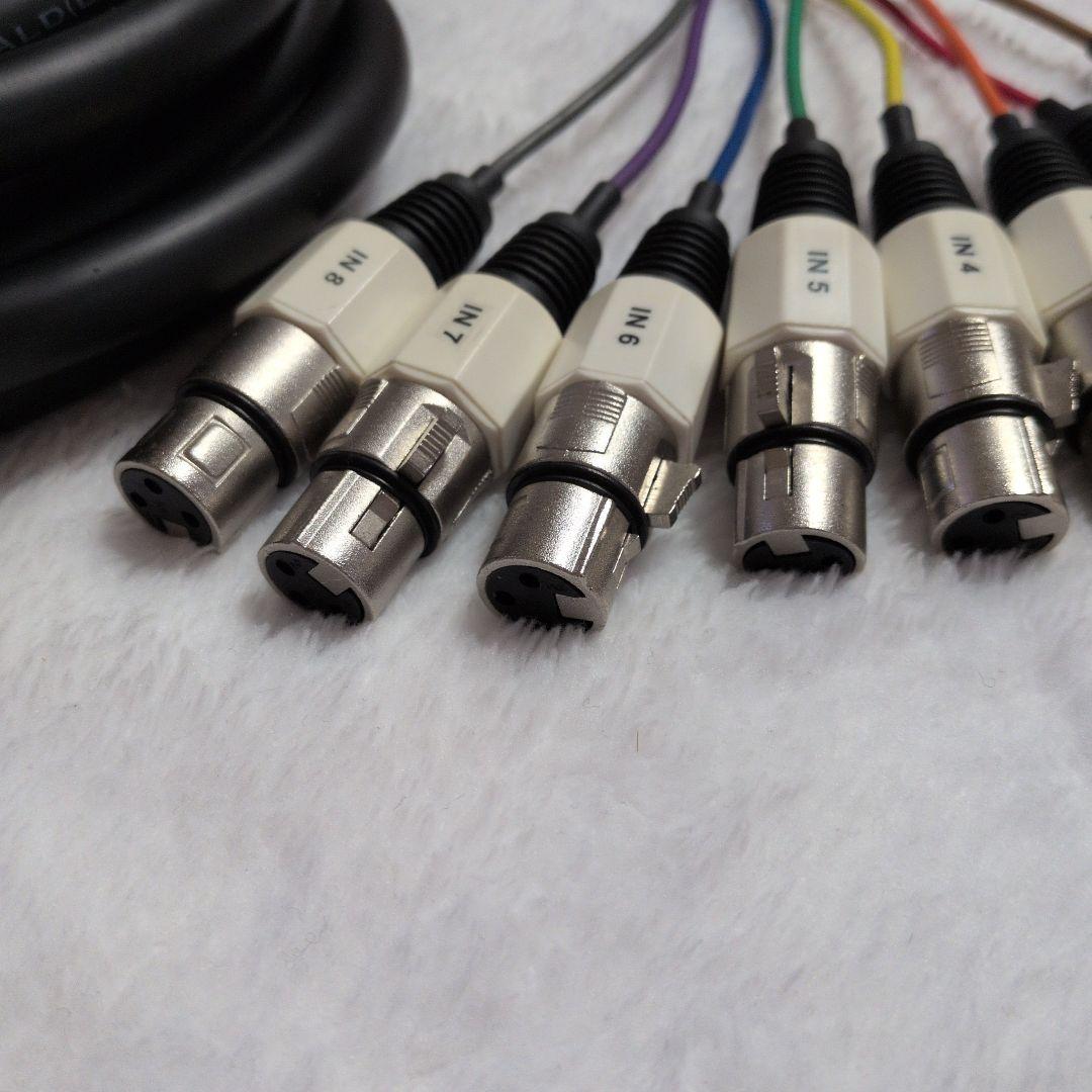 Lynx アナログマルチケーブル　D-sub DB25XLRメス×8　5m