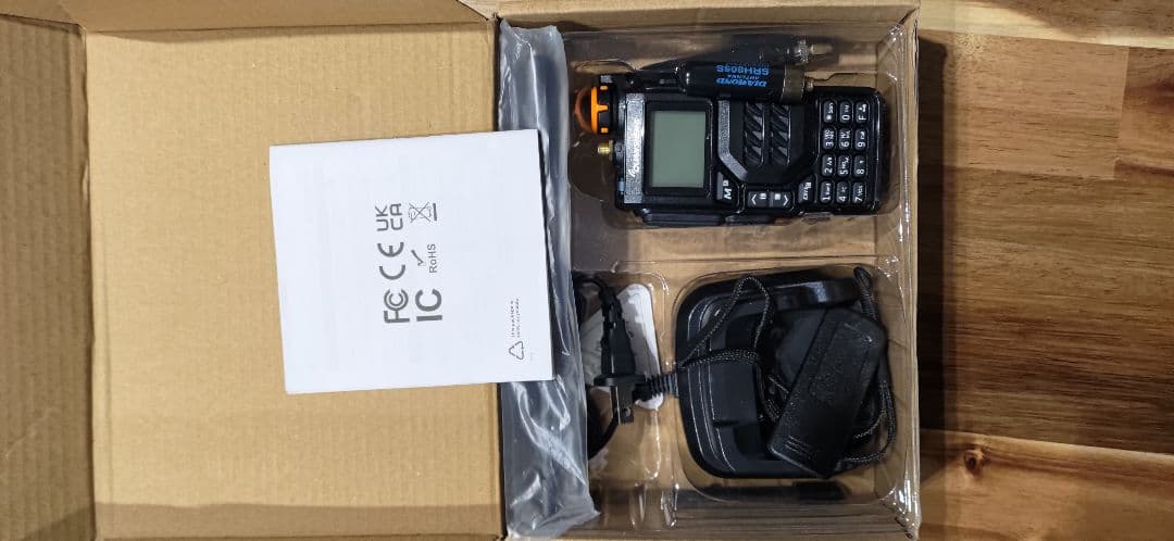 HF改造 UV-K5 V5 受信専用 広帯域 150kHz〜1300mhz