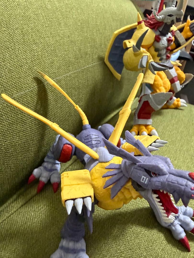 一番くじ　ウォーグレイモン メタルガルルモンフィギュアセット　箱無し