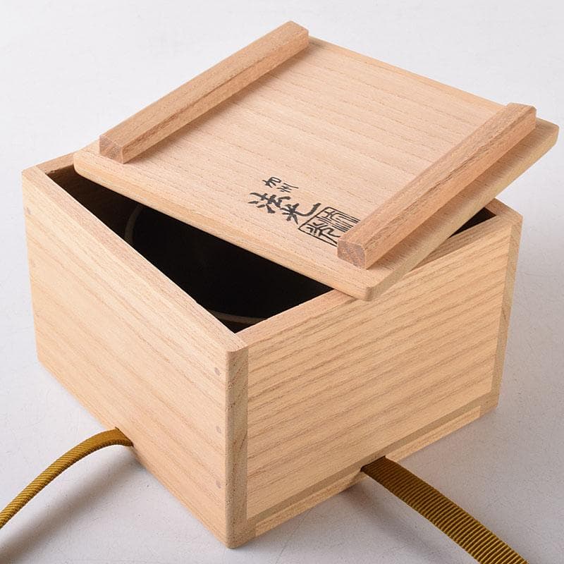 金工師　魚住幸雄作（号法光）　砂張銅　佐波理　打鳴　共布共箱　C　R8714