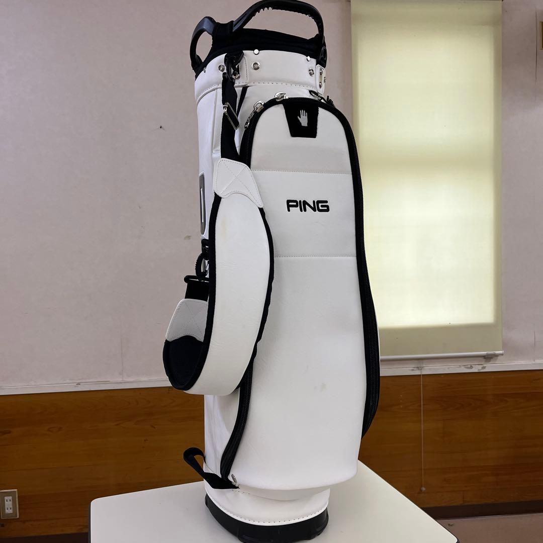 PING キャディバッグ ホワイト(nameplateなし)