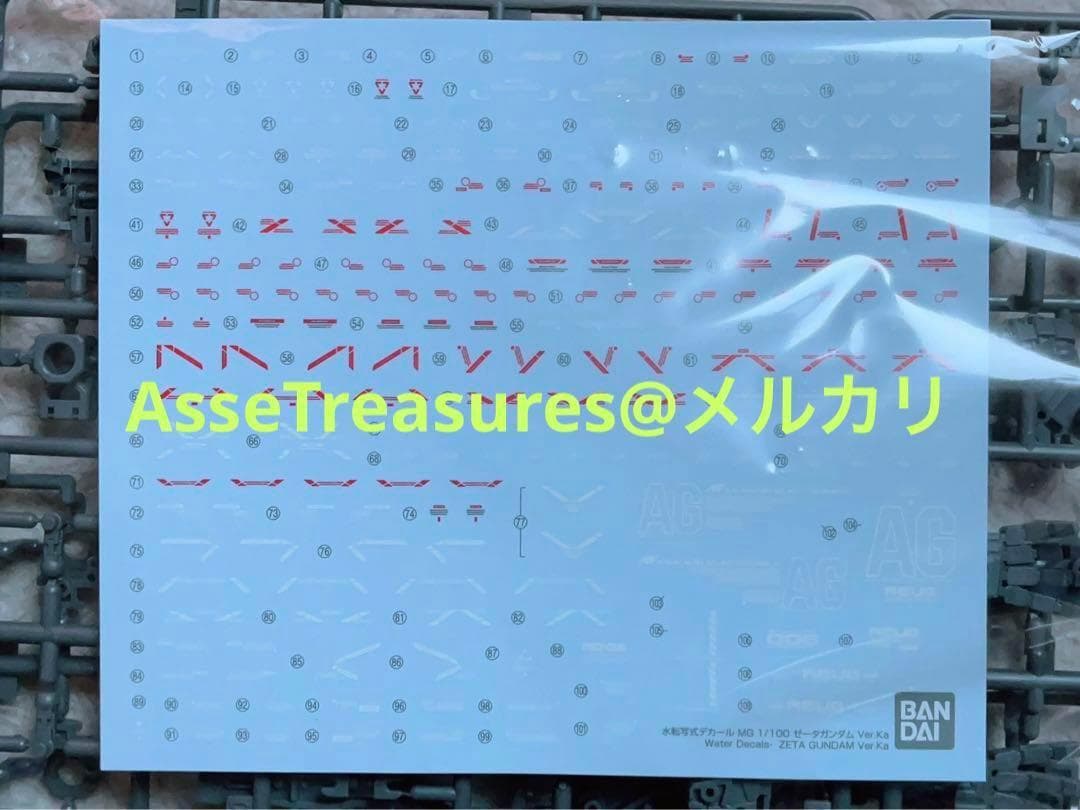 青バンダイ MG 1/100 Zガンダム Ver.Ka マスターグレード