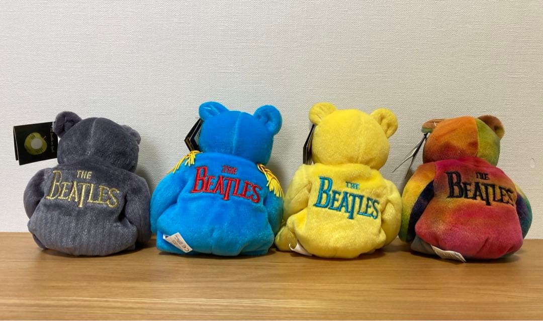 ビートルズ　テディベア　プロモ付き5体セット　 Beanie Bears