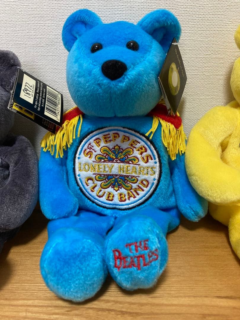 ビートルズ　テディベア　プロモ付き5体セット　 Beanie Bears