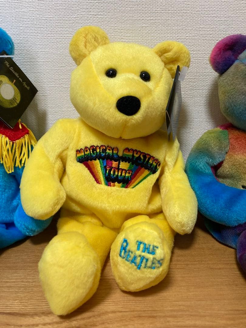ビートルズ　テディベア　プロモ付き5体セット　 Beanie Bears