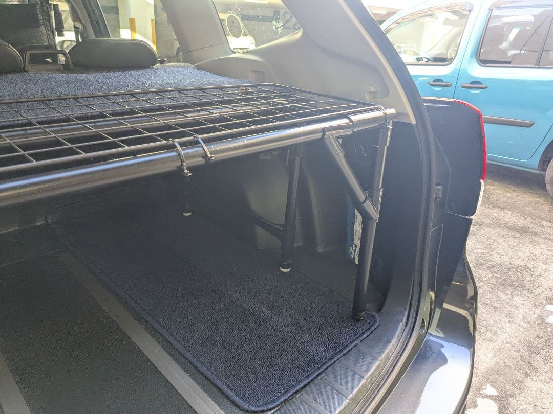 SUV車用車中泊対応イレクターパイプテーブルフレームのみ （SKフォレスター）