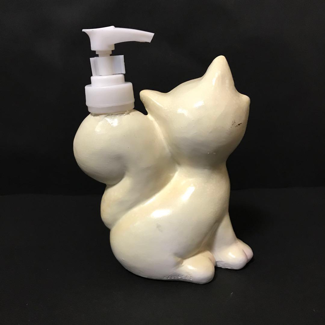 ヴィンテージ レアな可愛い猫のソーキーボトル