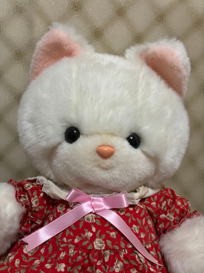 吉徳　ぬいぐるみ　クリーミー　ねこ　平成レトロ