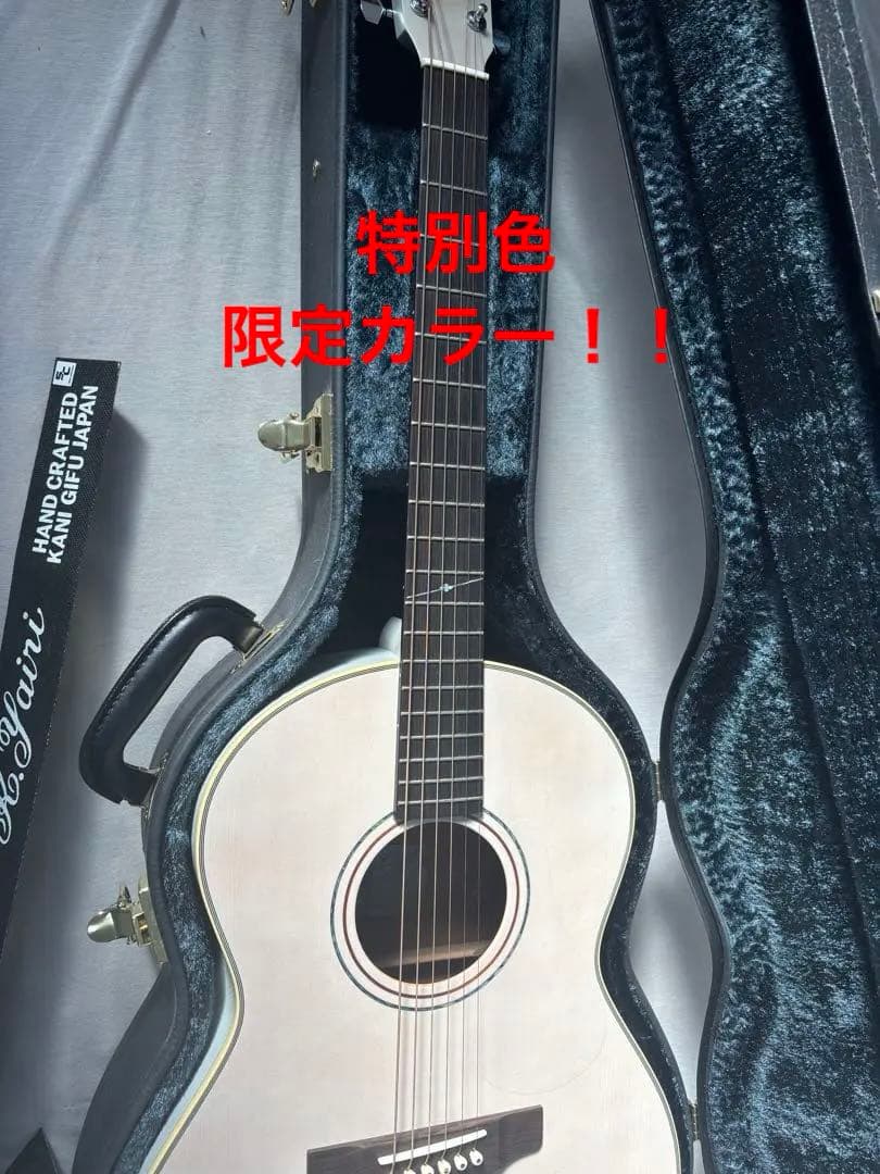 アコースティックギター　kヤイリ　rf65 カスタムカラー白　美品
