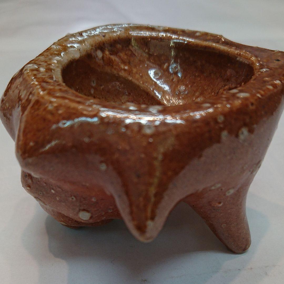 茶道具  蓋置  さざえ  四代 高橋 楽斎