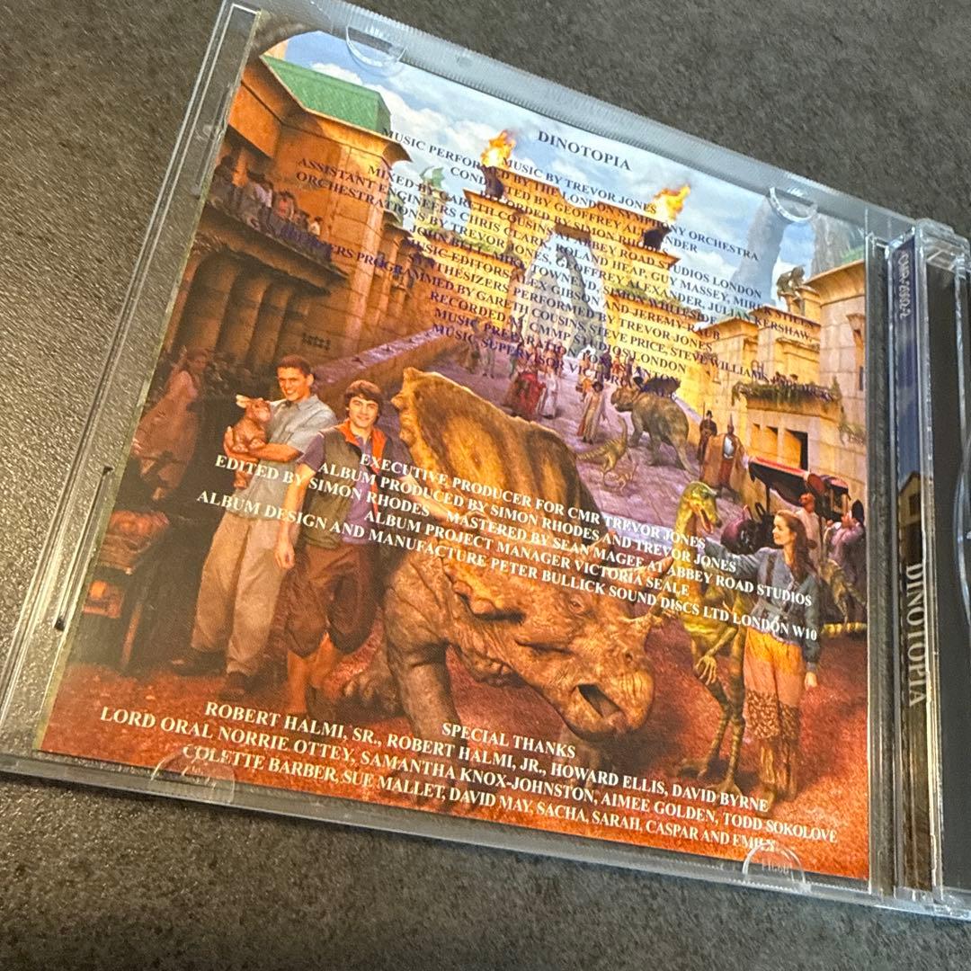 廃盤レア！オリジナルサウンドトラックCD「ダイノトピア　失われた恐竜王国」